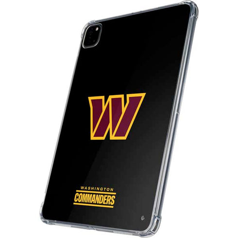 NFL Washington Commanders Black Background iPad Pro 11in (2024) Clear Case